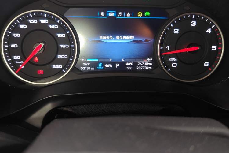 Used Foton Mars 2023 Mars 7 2.0T Diesel Automatic 4x4 Long-Wheelbase Elite Model Odometer Close Up