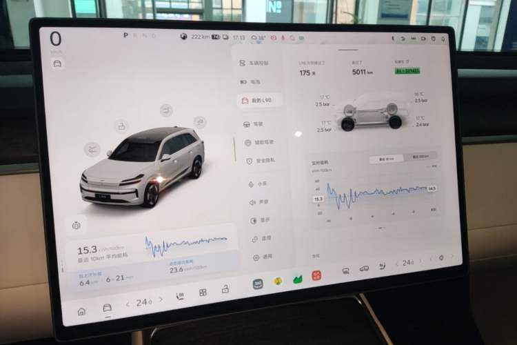 Used ONVO Luxeed L90 2025 Model—Ultra Six-Seater Version Instrument Cluster