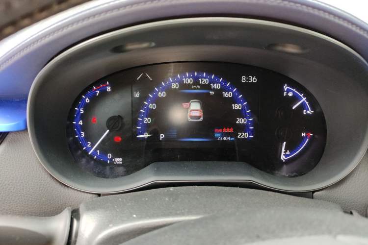 Used Toyota C-HR 2023 2.0L Luxury Edition Odometer Close Up