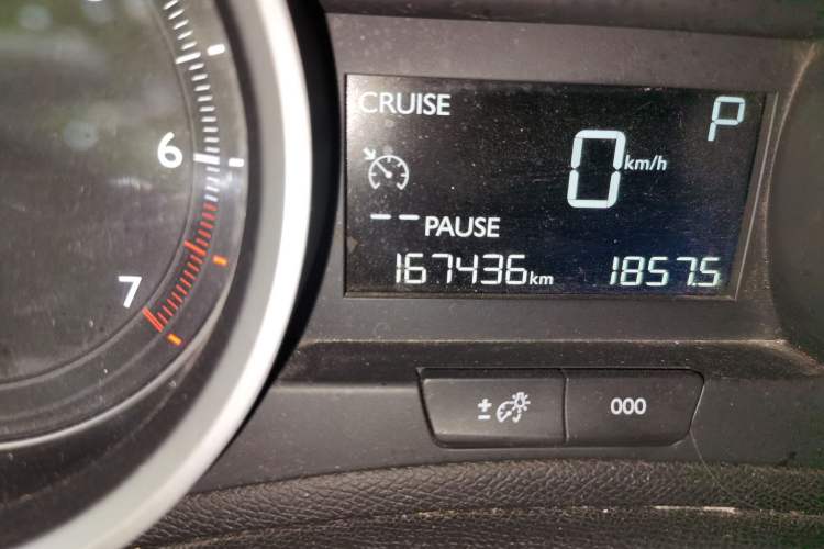 Used Peugeot 408 2015 1.2T Automatic Luxury Edition Odometer Close Up