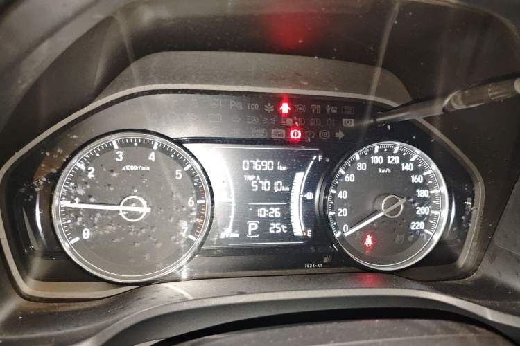 Used Honda Envix 2019 180TURBO CVT Enjoyment Edition China VI Odometer Close Up