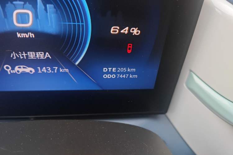 Used Dongfeng NAMMI BOX 2022 Chasing Wind Edition 331KM Advanced Model Odometer Close Up