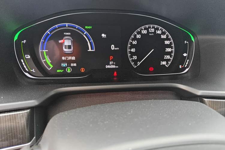 Used Honda Accord 2022 Xing·Hybrid 2.0L Phantom Night·Sharp Intelligence Edition Odometer Close Up