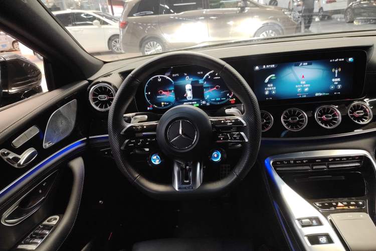 Used Mercedes-Benz AMG GT 2023 AMG GT 50 Four-Door Coupe Steering Wheel