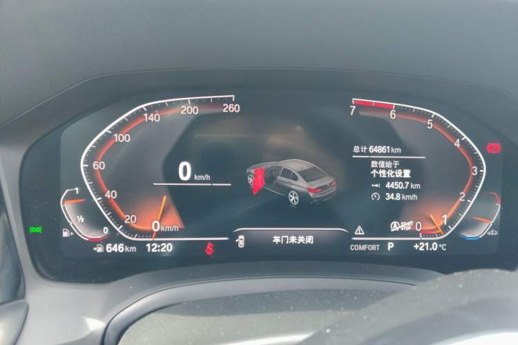 Used BMW 3 Series 2021 320Li M Sport Package Instrument Cluster