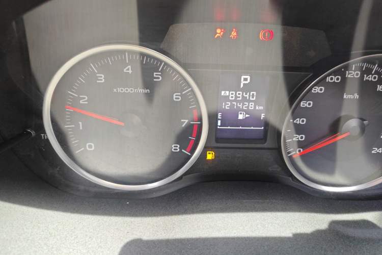 Used Subaru XV 2012 2.0i Comfort Edition Odometer Close Up