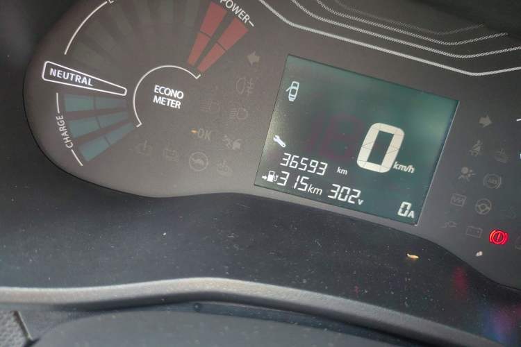 Used Dongfeng NAMMI EX1 2022 Revised PRO YueShi Version Odometer Close Up