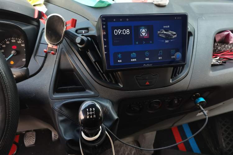 Used Ford Transit 2020 2.0T Diesel Multi-Function Commercial Vehicle Mid-Axle Low-Roof Lift-Up Tailgate China VI Standard