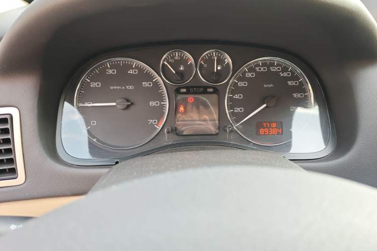 Used Peugeot 307 2010 Sedan 1.6L Manual Comfort Edition Odometer Close Up