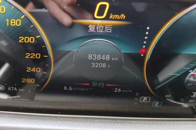 Used Mercedes-Benz GLB 2021 GLB 200 Fashion Model Odometer Close Up