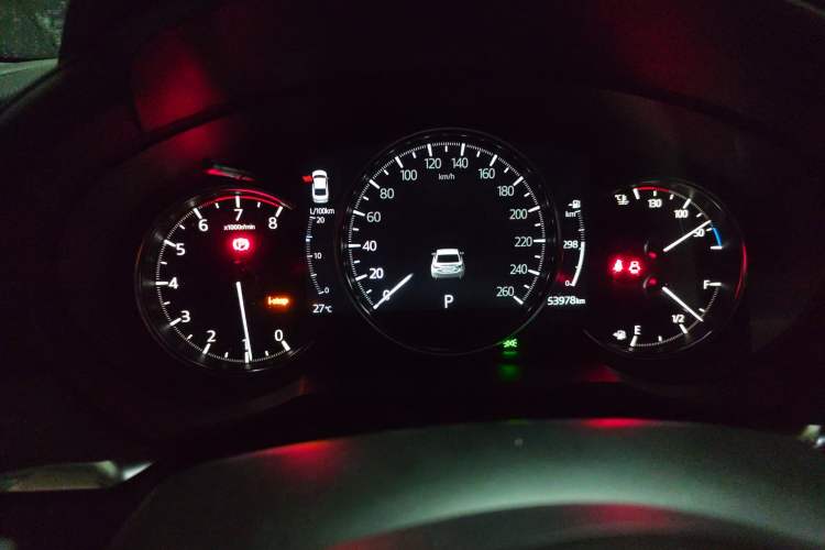 Used Mazda Atenza 2020 2.5L Sky Blue Prestige Edition Odometer Close Up