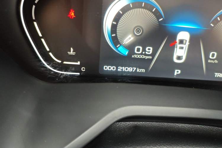 Used SOL A5 2021 1.5T CVT Prestige Smart Connectivity Model Odometer Close Up