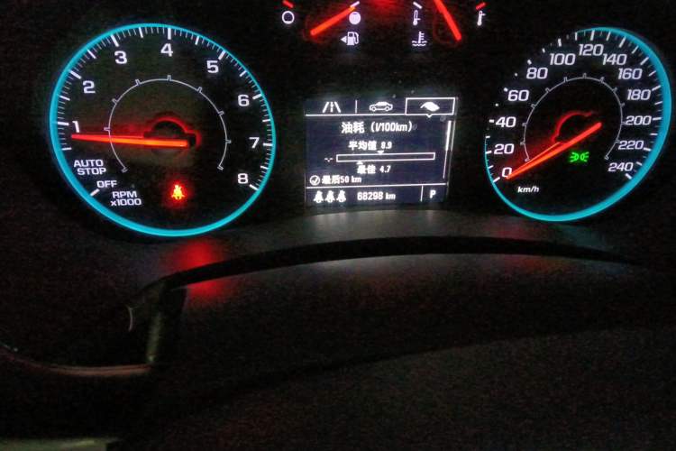 Used Chevrolet Equinox 2021 535T Chijie Edition Odometer Close Up
