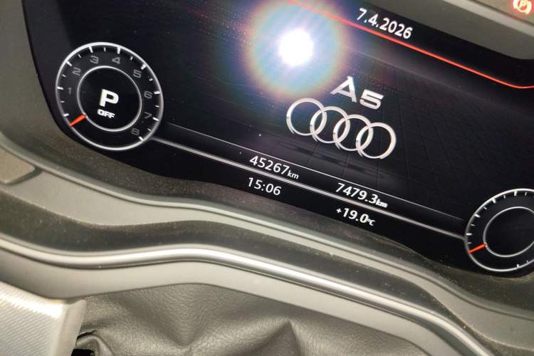 Used Audi A5 2019 Cabriolet 40 TFSI Fashion Edition China V Odometer Close Up