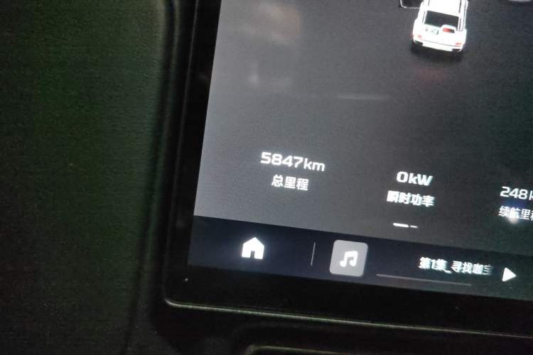 Used iCAR V23 2025 401 Two-Wheel Drive Intelligent Driving Version Odometer Close Up