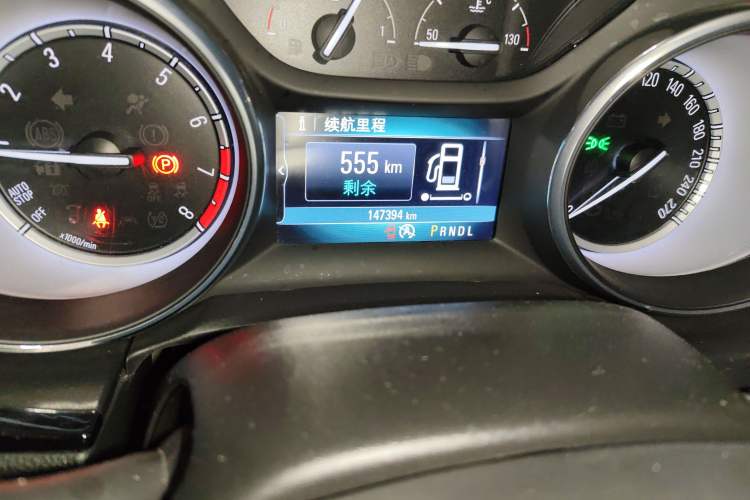 Used Buick Verano 2015 Sedan 15S Automatic Leading Model Odometer Close Up