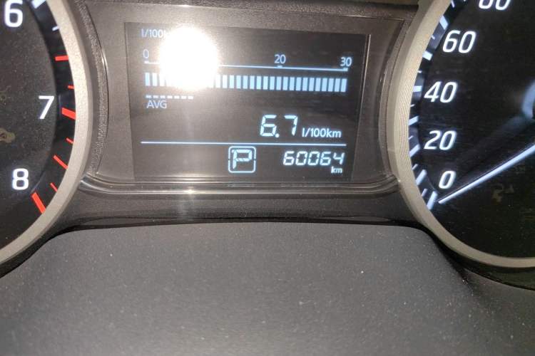 Used Nissan Sylphy 2021 Classic 1.6XE CVT Comfort Edition Odometer Close Up