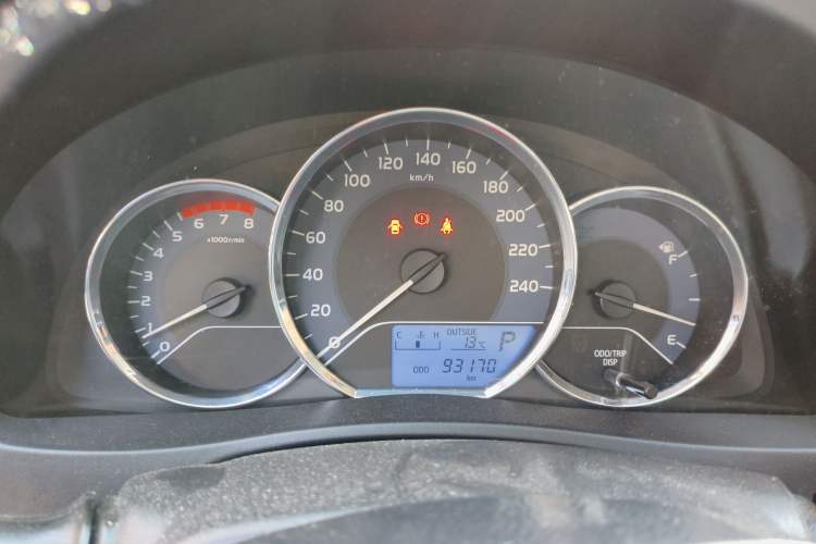 Used Toyota Levin 2017 Revised Version 185T CVT Elite Edition China VI Standard Instrument Cluster