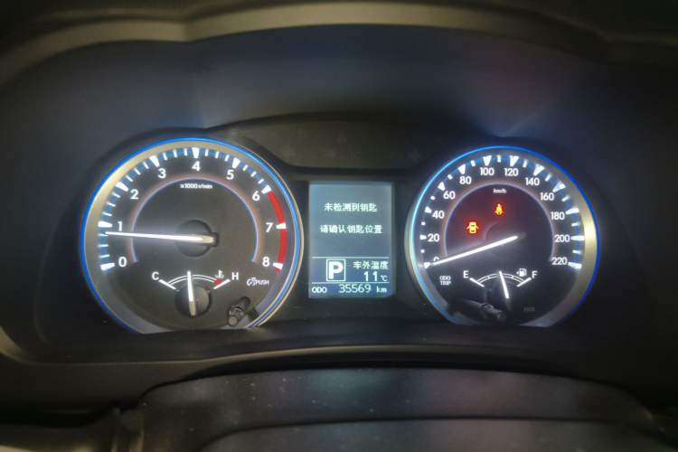 Used Toyota Highlander 2017 2.0T Four-Wheel Drive Luxury Edition 7 Seats Instrument Cluster