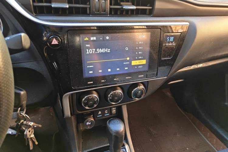 Used Toyota Levin 2017 Revised 185T CVT Elite Edition China V Standard Audio And AC Panel