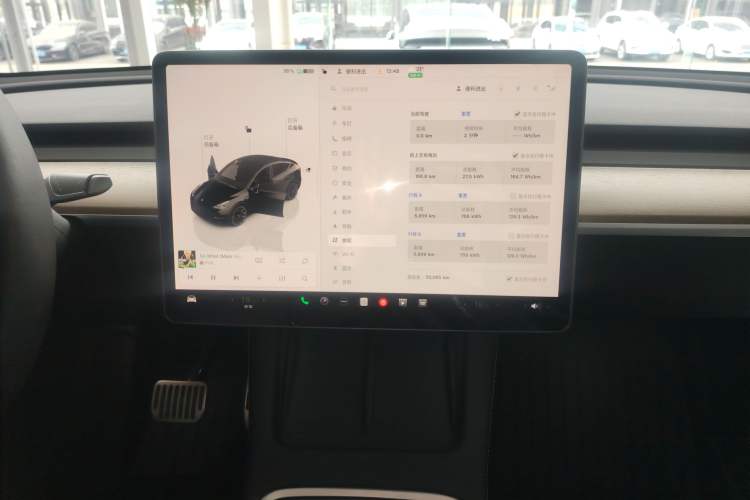 Used Tesla Model Y 2022 Rear-Wheel-Drive Version Audio And AC Panel