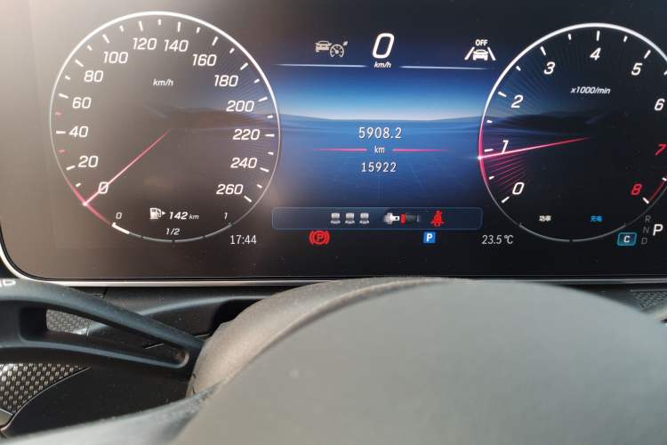 Used Mercedes-Benz C-Class 2025 C 260 L Sport Edition Odometer Close Up