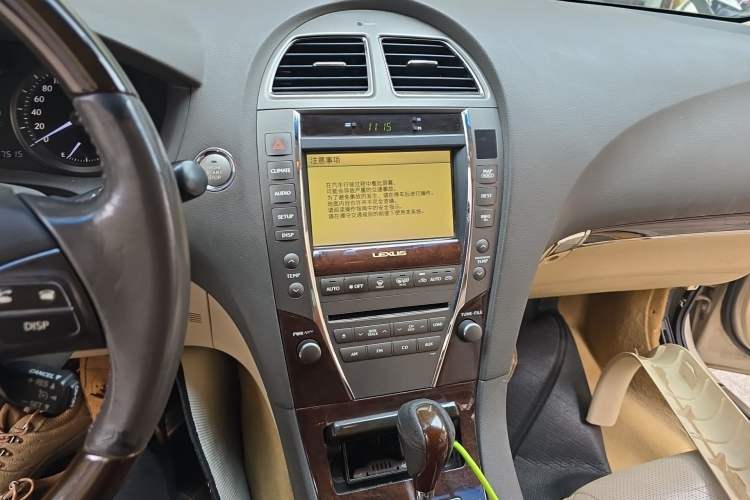 Used Lexus ES 2010 240 Elegant Edition Audio And AC Panel
