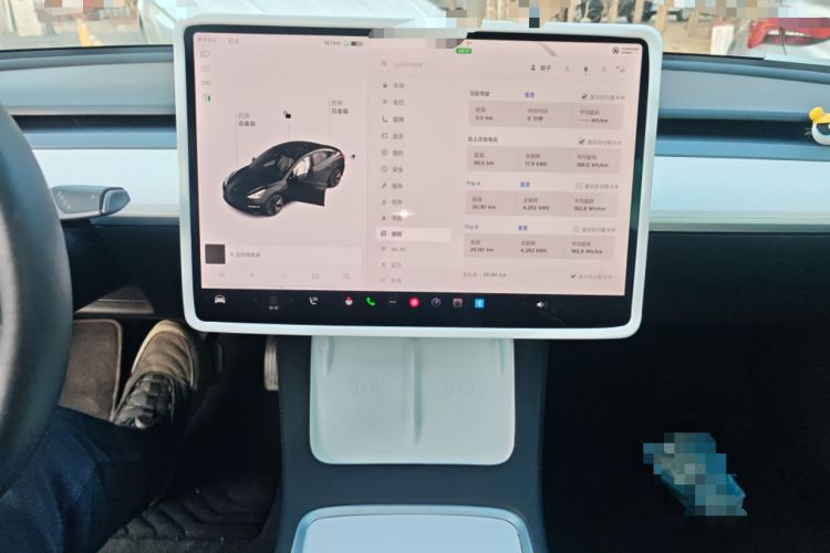 Used Tesla Model 3 2021 Standard Range Rear-Wheel Drive Upgraded Version 3D6 Audio And AC Panel