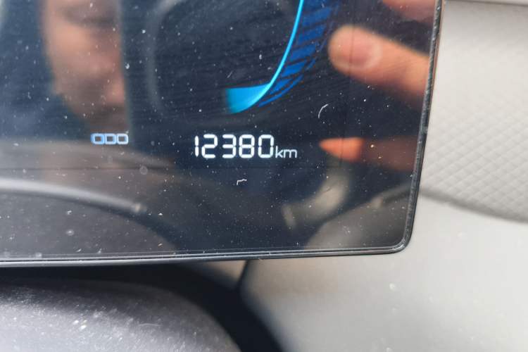 Used BYD Qin PLUS 2025 DM-i Smart Drive 55KM Leading Model Odometer Close Up