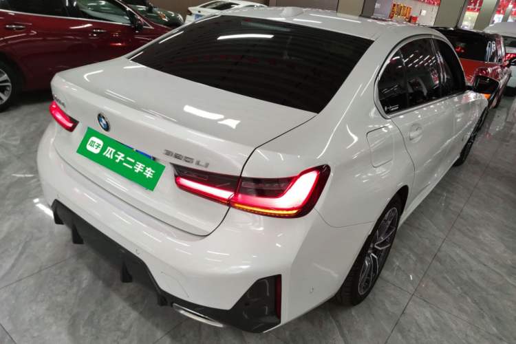 Used BMW 3 Series 2023 325Li M Sport Package Rear Right 45 Deg