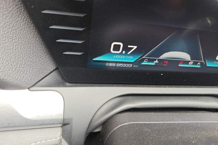 Used BYD Song Pro 2019 1.5T Automatic Luxury Model Odometer Close Up