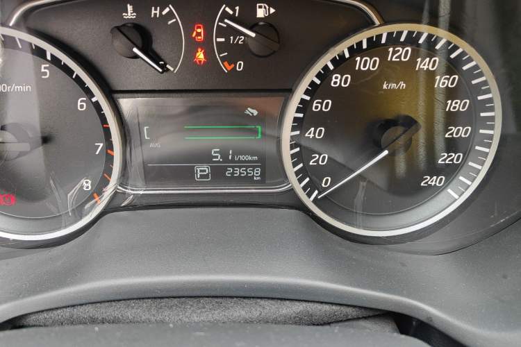 Used Nissan Sylphy 2024 Revised Version Classic 1.6XE CVT Comfort Edition Odometer Close Up