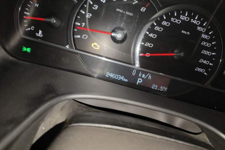 Used Cadillac SLS Seville 2011 2.0T Elite Edition Odometer Close Up