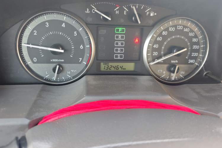 Used Toyota Land Cruiser  Odometer Close Up