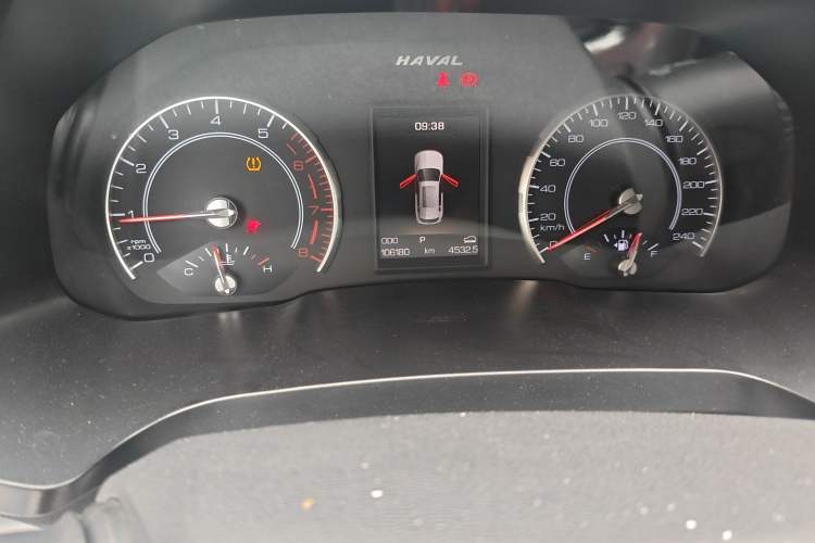 Used Haval H2s 2018 Blue Label 1.5T Dual-Clutch Luxury Model Odometer Close Up