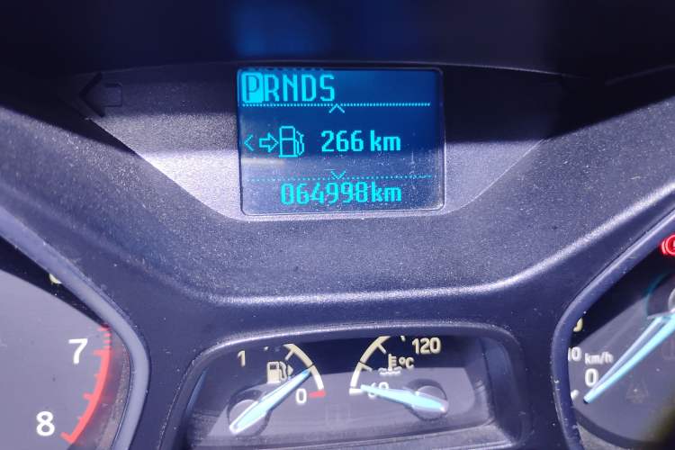 Used Ford Focus 2015 Sedan 1.6L Automatic Trend Model Odometer Close Up