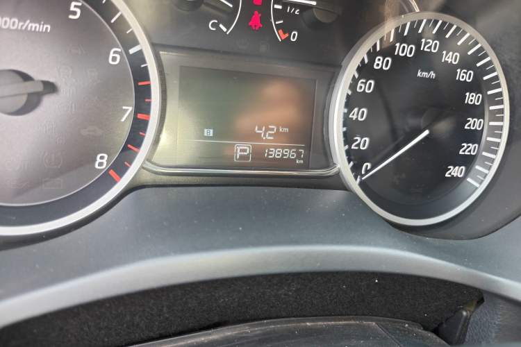 Used Nissan Sylphy 2019 Classic 1.6XE CVT Comfort Edition Odometer Close Up