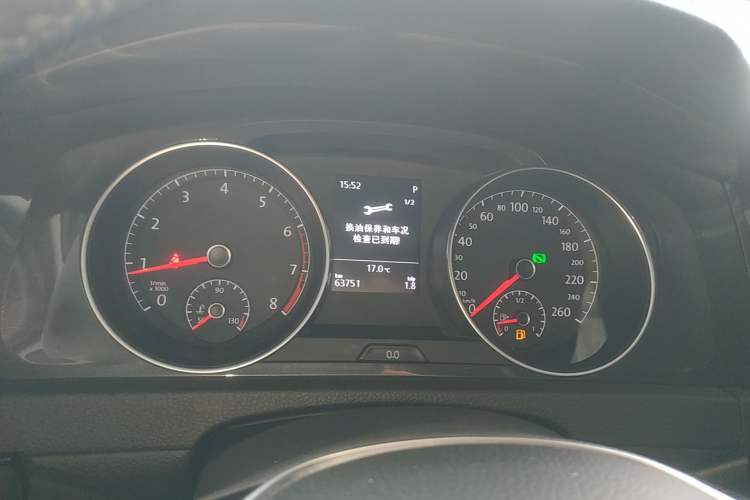 Used Volkswagen Golf 2018 1.6L Automatic Comfort Model Instrument Cluster