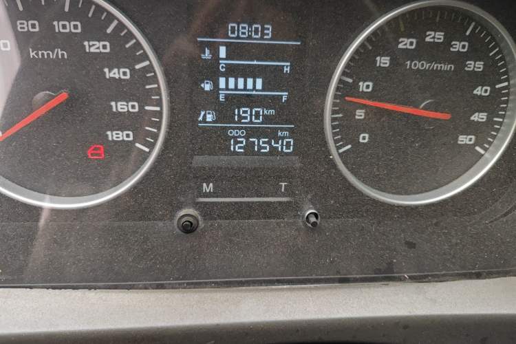 Used Iveco Power Daily 2013 2.8T-V36 Box Truck Odometer Close Up