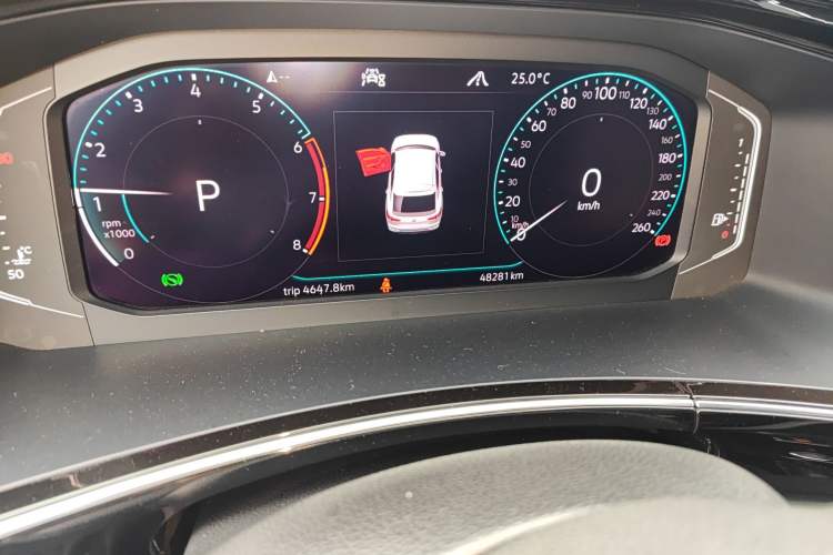 Used Volkswagen Tayron X 2020 380TSI Four-Wheel Drive Prestige Connected Version Odometer Close Up