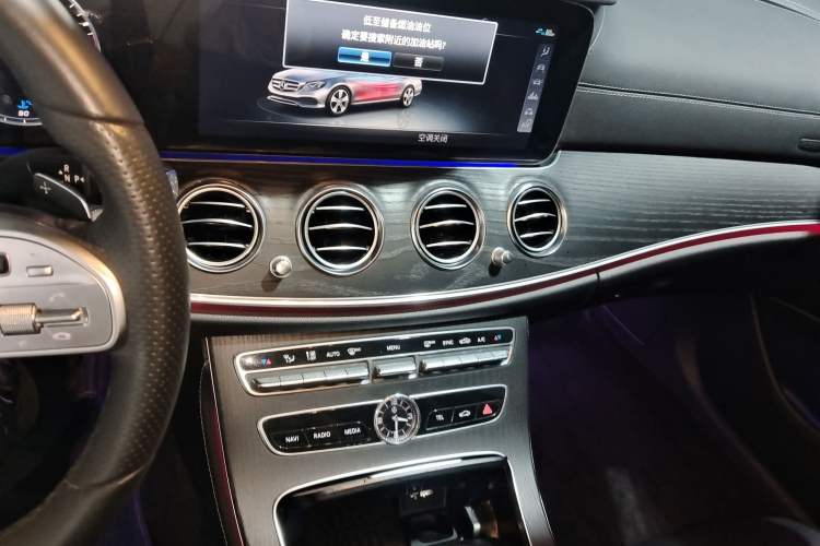 Used Mercedes-Benz E-Class 2020 E 300 L Sporty and Stylish Model Audio And AC Panel