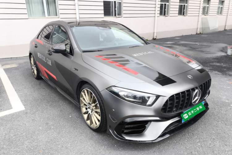 Used Mercedes-Benz A AMG 2019 AMG A 35 L 4MATIC First Edition Special Version Front Right 45 Deg