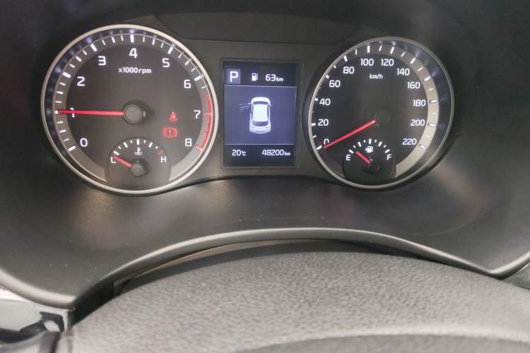 Used Kia kx1 Stonic 2021 1.4L CVT Sunroof Model Odometer Close Up