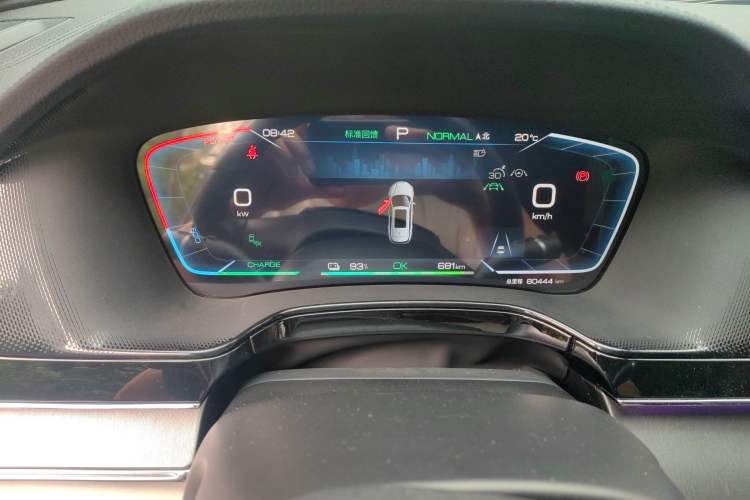 Used BYD Tang New Energy 2022 EV 730KM Luxury Model Instrument Cluster