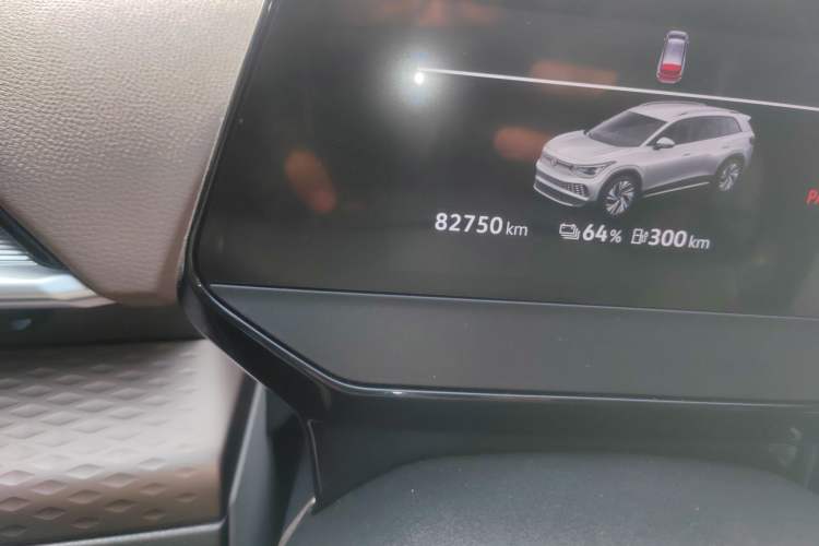 Used Volkswagen ID.6 X 2022 Intelligent Long-Range Version Odometer Close Up