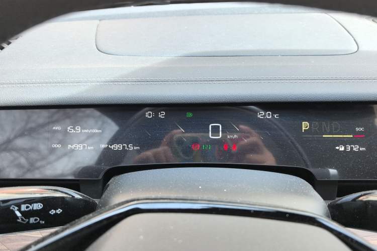 Used NETA S 2023 All-Electric 520 km Range Rear-Drive Version Instrument Cluster