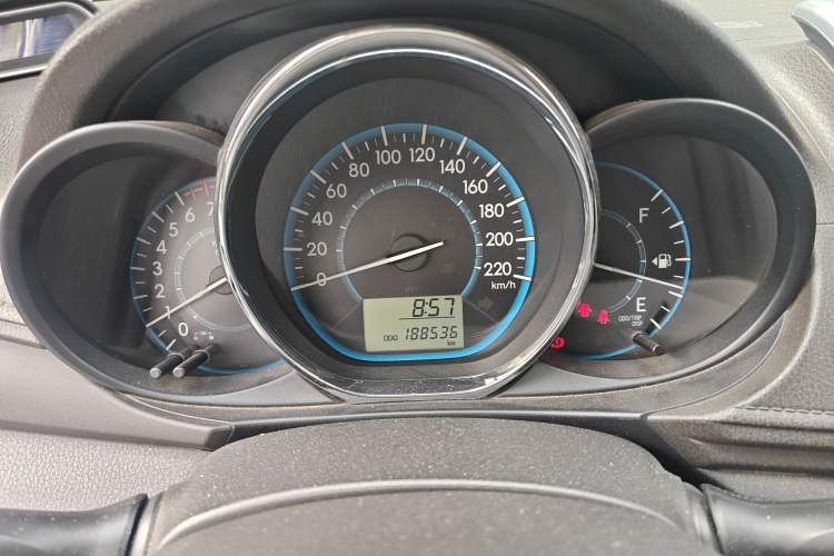 Used Toyota Vios 2014 1.3L Manual Xiang Edition Odometer Close Up