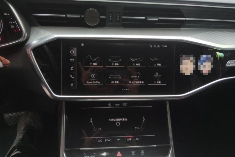 Used Audi A6L 2024 40 TFSI Luxury Dynamic Edition Audio And AC Panel