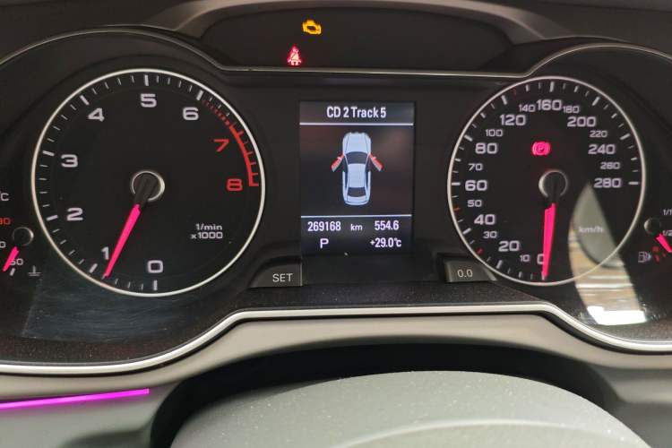 Used Audi A4L 2015 35 TFSI Automatic Standard Model Odometer Close Up