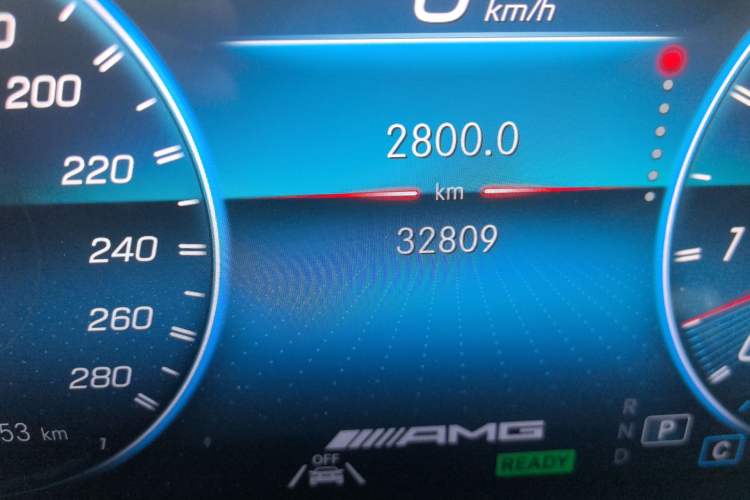 Used Mercedes-Benz GLE AMG 2020 AMG GLE 53 4MATIC+ Odometer Close Up